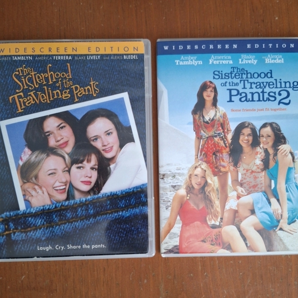 Sisterhood of the Traveling Pants 1 & 2 DVD Movies America Ferrera Blake Lively